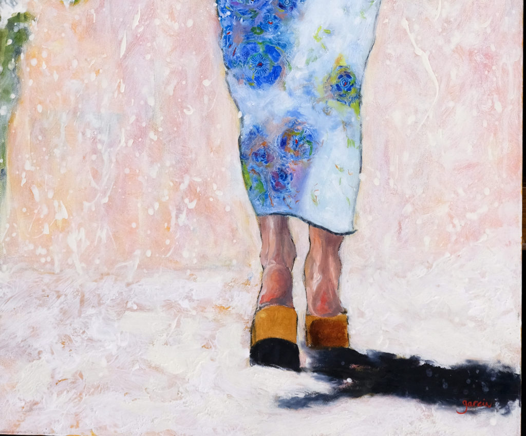 Geisha ombre noire, 2018, détail