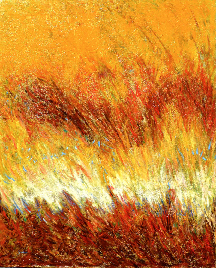 ETE, 1994, huile sur toile 100 X 81 cm CP