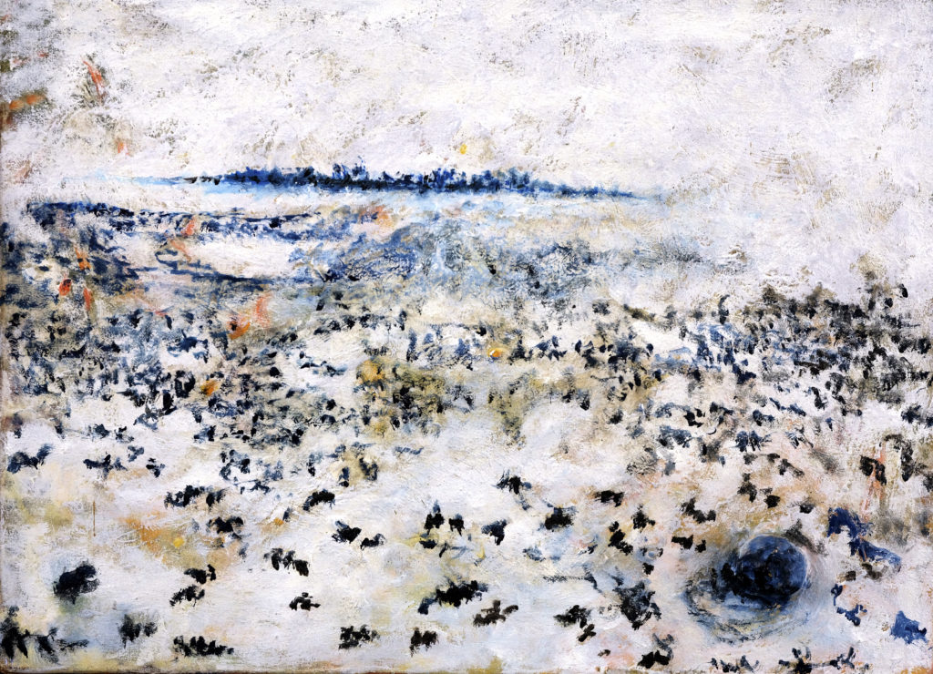 Terre inconnue, 2017, huile sur toile 33 X 24 cm