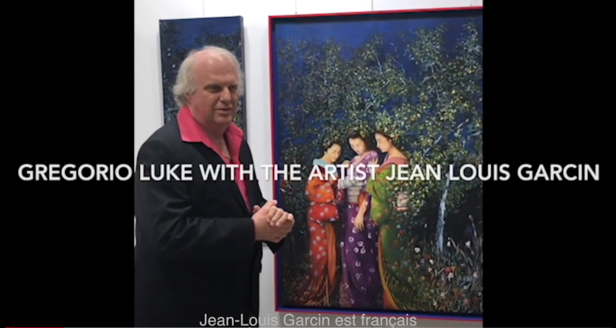 Gregorio Luke conférencier/conservateur expert de l’art et de la culture Mexicaine et Latino-Américain. Gregorio Luke fait spontanément une analyse des tableaux de Jean Louis Garcin: « secret »,huile sur toile, 2019, 152 X 112 cm. « Heure bleue », huile sur toile, 2019, 161 X 46 cm. » Heure bleue » huile sur toile, 2019, 100 X 100 cm. Gregorio Luke conférencier/conservateur expert de l'art et de la culture Mexicaine et Latino-Américain. Gregorio Luke fait spontanément une analyse des tableaux de Jean Louis Garcin: « secret »,huile sur toile, 2019, 152 X 112 cm. "Heure bleue", huile sur toile, 2019, 161 X 46 cm. " Heure bleue" huile sur toile, 2019, 100 X 100 cm.