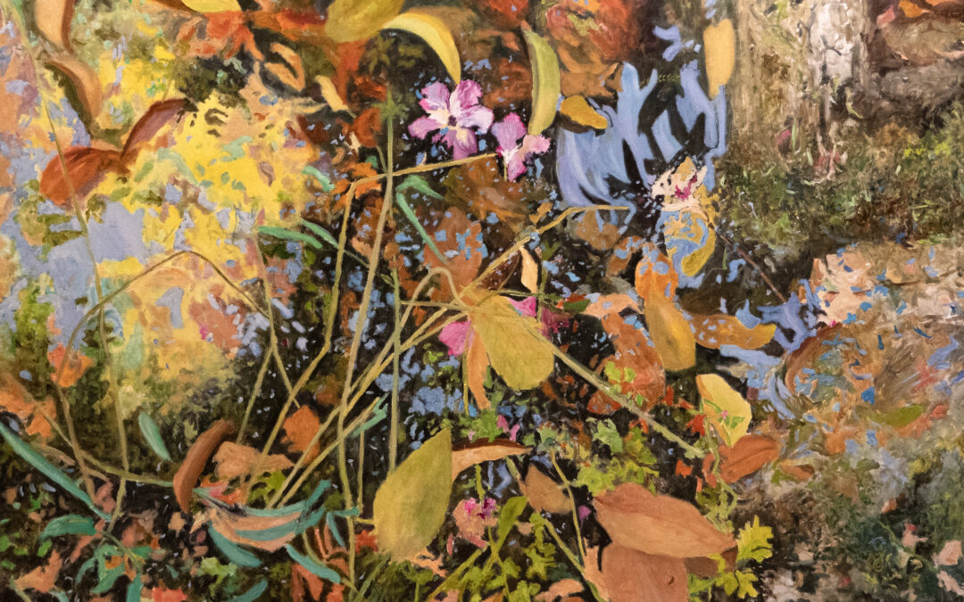 Içi, huile sur toile, 2024