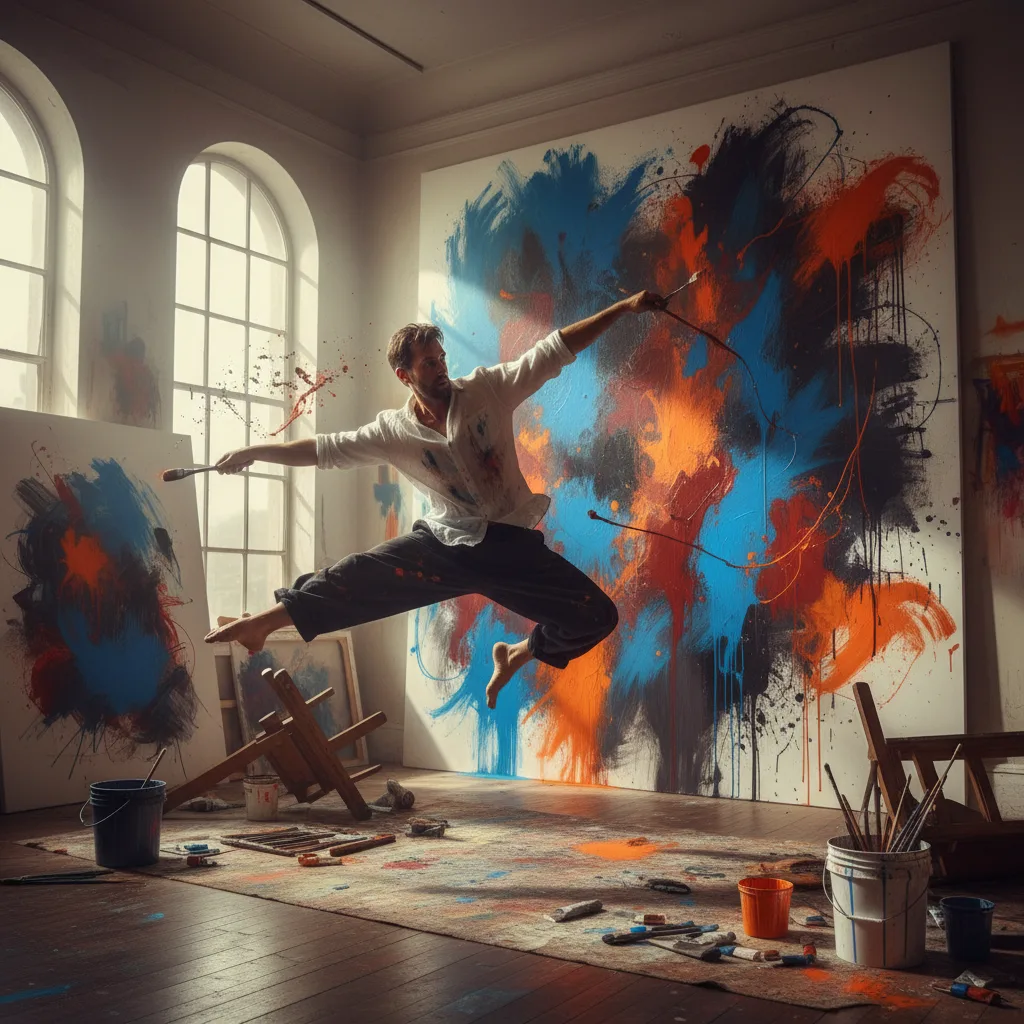 Les défis de la peinture sur grand format | Jean Louis Garcin - defis peinture grand format