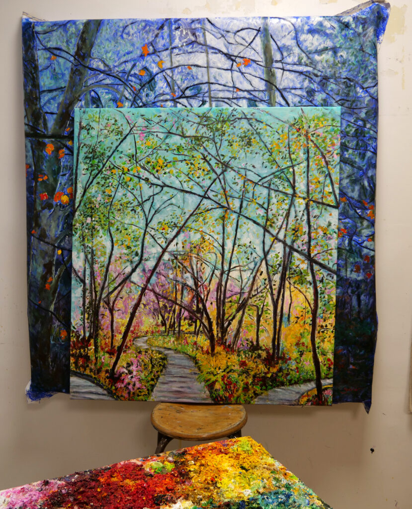 atelier d'artiste peintre Atelier Jean Louis Garcin.