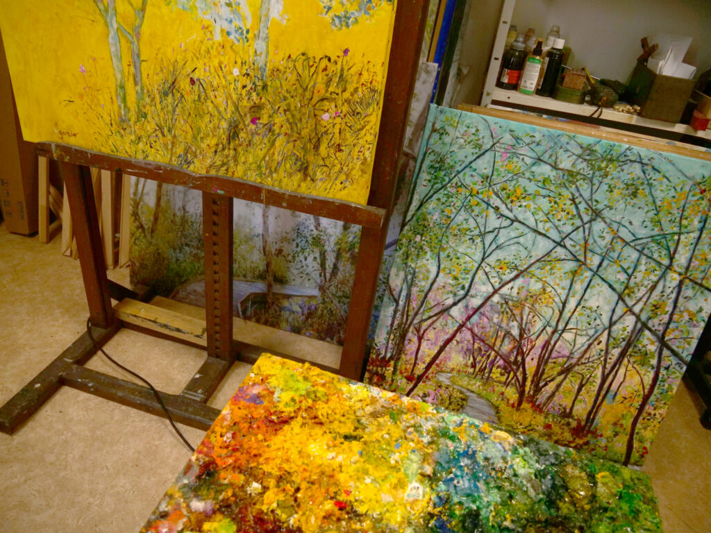 atelier d'artiste peintre Palette JLG