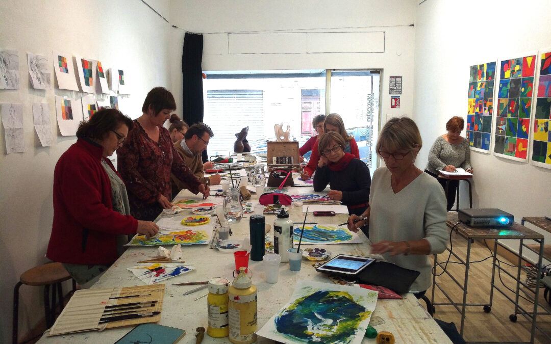 Visite privée d&rsquo;un atelier d&rsquo;artiste peintre