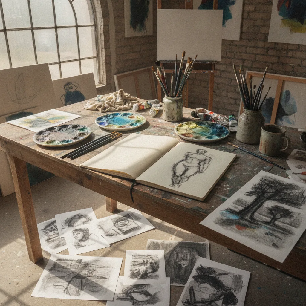 Carnet de croquis artiste | de l’esquisse à l’œuvre – carnet croquis artiste processus creatif Carnet de croquis artiste | de l'esquisse à l'œuvre - carnet croquis artiste processus creatif